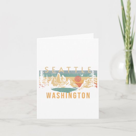 Seattle Kaart (Voorkant)