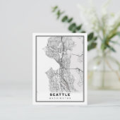 Seattle Kaart (Staand voorkant)