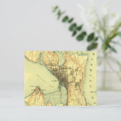 Seattle  kaart reizen (Staand voorkant)