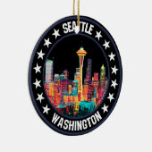 Seattle Keramisch Ornament (Rechts)