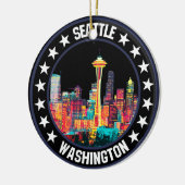 Seattle Keramisch Ornament (Links)