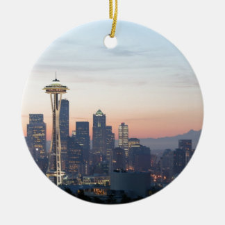 Seattle Keramisch Ornament