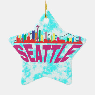 Seattle Keramisch Ornament