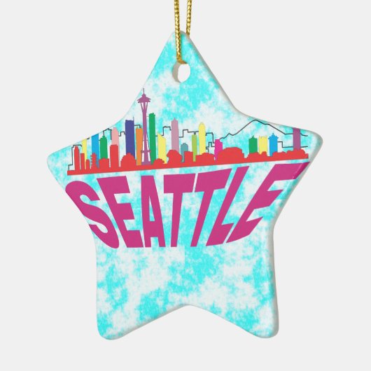 Seattle Keramisch Ornament (Links)