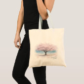 Seattle Kersenbloesem Boodschappentas Tote Bag (Voorkant (product))