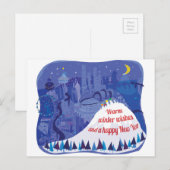 Seattle kerstkaart feestdagenkaart (Voorkant / Achterkant)