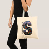 Seattle Landmark Initiaal Kunstwerk Tote Bag (Voorkant (product))
