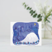 Seattle Landscape met Mount Rainier Briefkaart (Staand voorkant)
