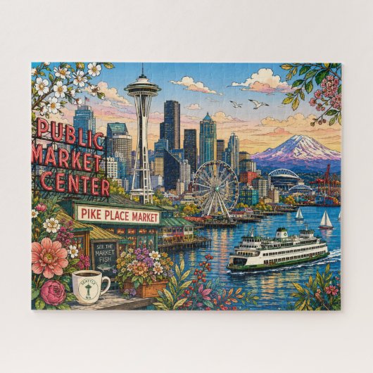Seattle Legpuzzel (Horizontaal)