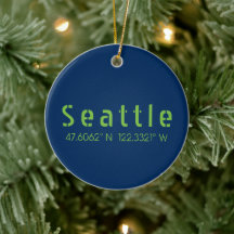Seattle Longitude Latitude-teamkleuren