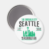 Seattle Magneet (Voorkant / Achterkant)