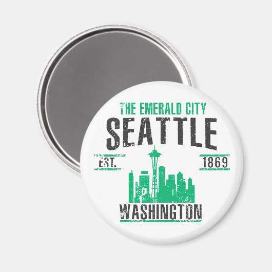 Seattle Magneet (Voorkant / Achterkant)