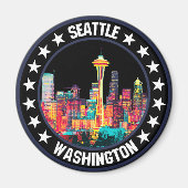 Seattle Magneet (Voorkant)