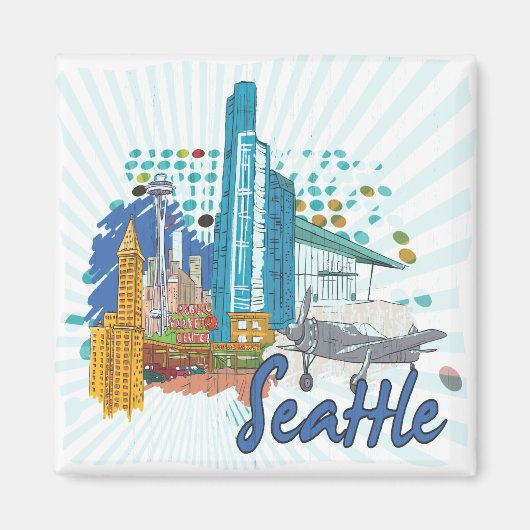 Seattle Magneet (Voorkant)