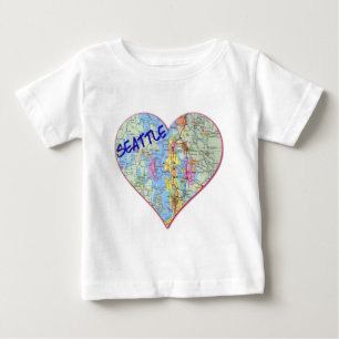 Seattle Map Heart
