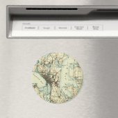  Seattle Map Magneet (Insitu (Vaatwasser))