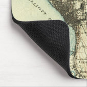 Seattle Map Muismat (Hoek)