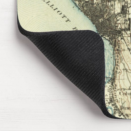  Seattle Map Muismat (Hoek)