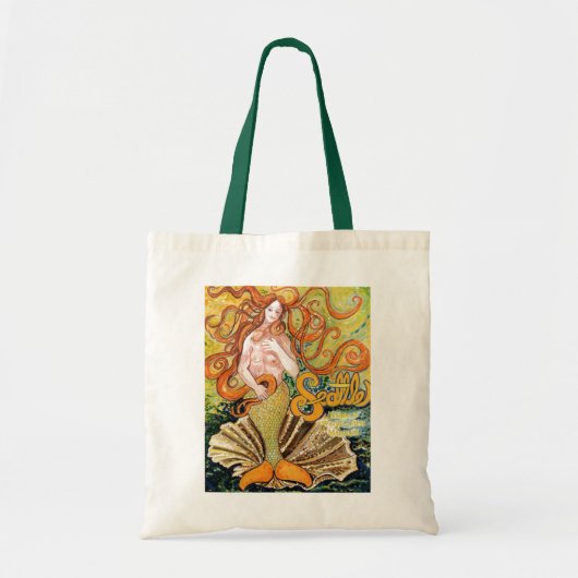 Seattle Mermaid Tote Bag (Voorkant)
