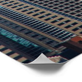 Seattle met foto's op de berg Rainier Poster (Hoek)