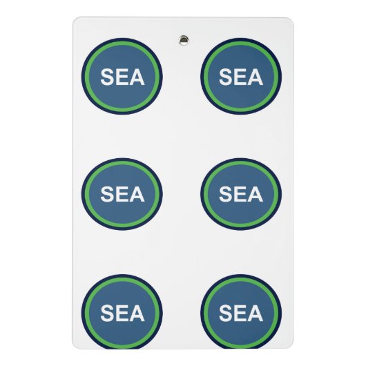 Seattle Mini-klembord Mini Klembord (Achterkant)