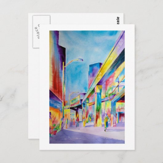 Seattle Monorail Briefkaart (Voorkant / Achterkant)