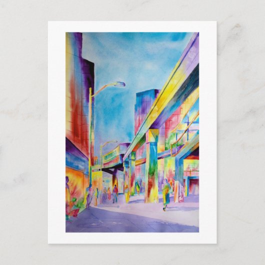 Seattle Monorail Briefkaart (Voorkant)