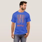 Seattle motregen t-shirt (Voorkant volledig)