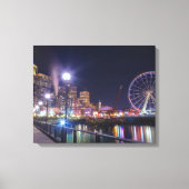 Seattle Nighttime Canvas Afdruk (Voorkant)