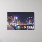 Seattle Nighttime Canvas Afdruk (Voorkant)