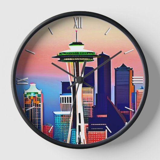 Seattle onder een Dawn Sky (Voorkant)