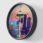 Seattle onder een Dawn Sky (Hoek)