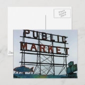 Seattle Open Fish Market Briefkaart (Voorkant / Achterkant)