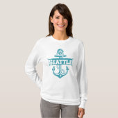 Seattle, Pacific Northwest Anchor, Washington T-shirt (Voorkant volledig)