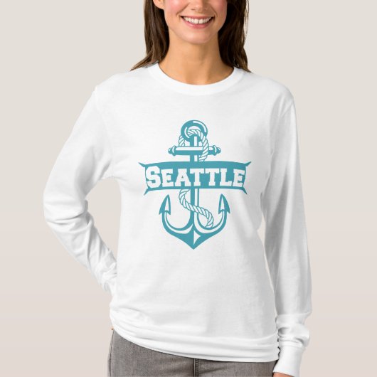 Seattle, Pacific Northwest Anchor, Washington T-shirt (Voorkant)