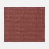 Seattle Pattern Fleece Blanket Deken (Voorkant (Horizontaal))