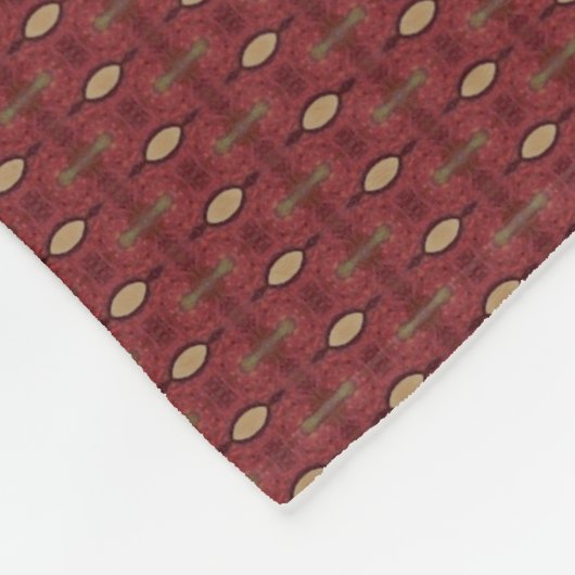 Seattle Pattern Fleece Blanket Deken (Hoek)