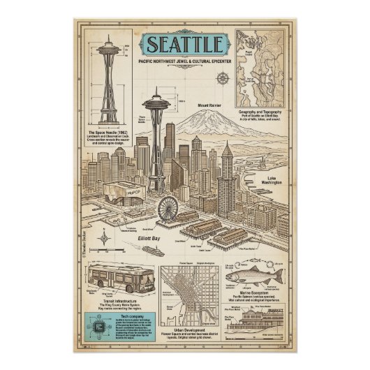Seattle perfect poster (Voorkant)