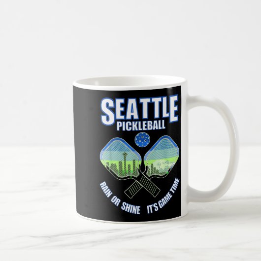 Seattle pickleballspeler pacific northwest koffiemok (Rechts)