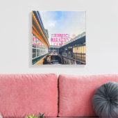 Seattle Pike Market Canvas Afdruk (Insitu (Woonkamer))
