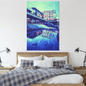 Seattle Pike Market Canvas Afdruk (Insitu (Slaapkamer))