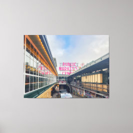 Seattle Pike Market Canvas Afdruk