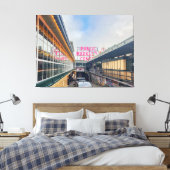 Seattle Pike Market Canvas Afdruk (Insitu (Slaapkamer))
