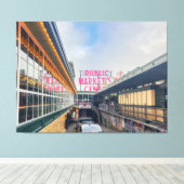 Seattle Pike Market Canvas Afdruk (Insitu (Houten vloer))
