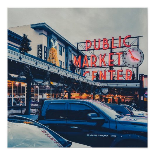 Seattle Pike Market Perfect Poster (Voorkant)