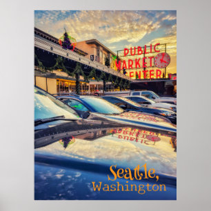 Seattle Pike Market Poster