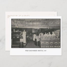 Seattle Pike Place Market 1907 Briefkaart