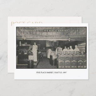Seattle Pike Place Market 1907 Briefkaart