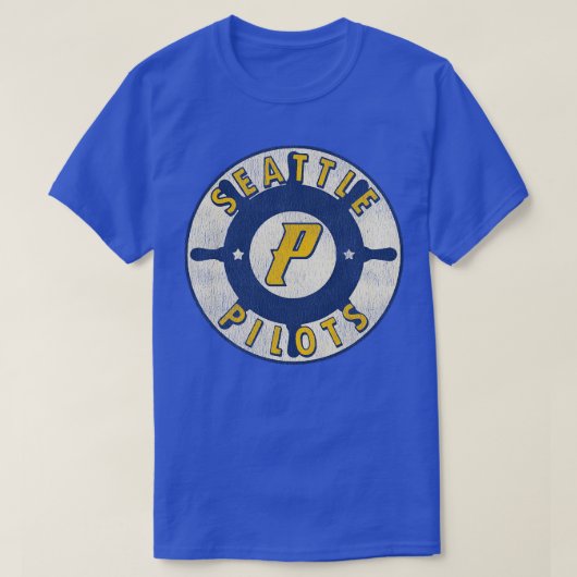 Seattle Pilots 1969 Brouwers Defunct Fan Art T-shirt (Design voorkant)