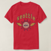 Seattle Pilots Baseball TShirt (Design voorkant)